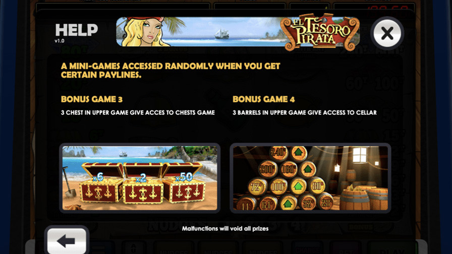 El Tesoro Pirata Symbols Eng - -