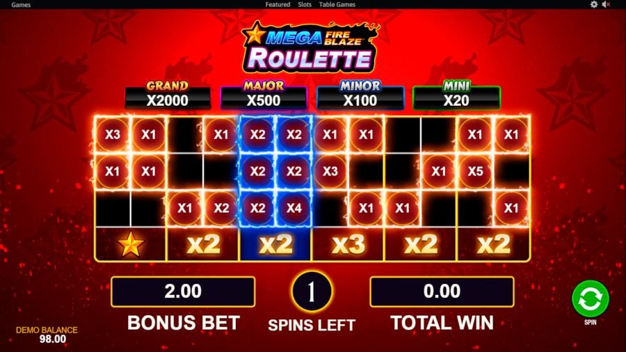 Mega Fire Blaze Roulette Bonus - -