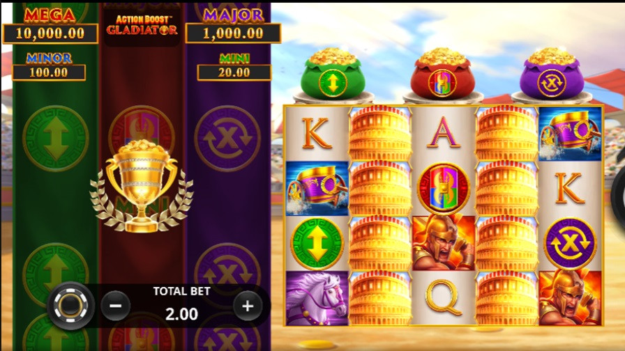 Action Boost Gladiator Slot En - -