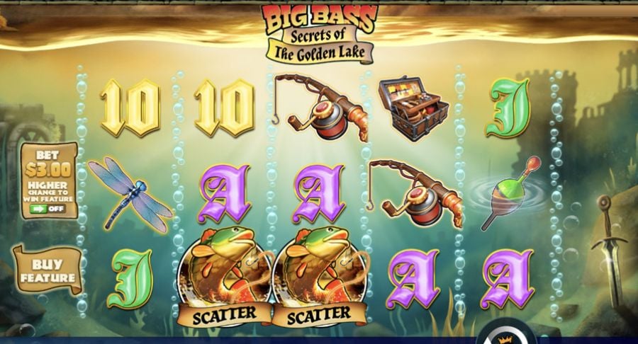 Big Bass Secrets Of Golden Lake Slot - -