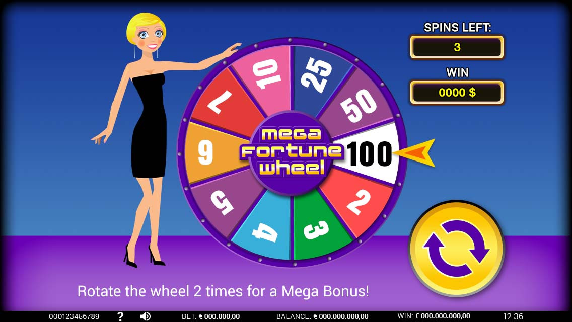 Mega Fortune Wheel Bonus Game - -