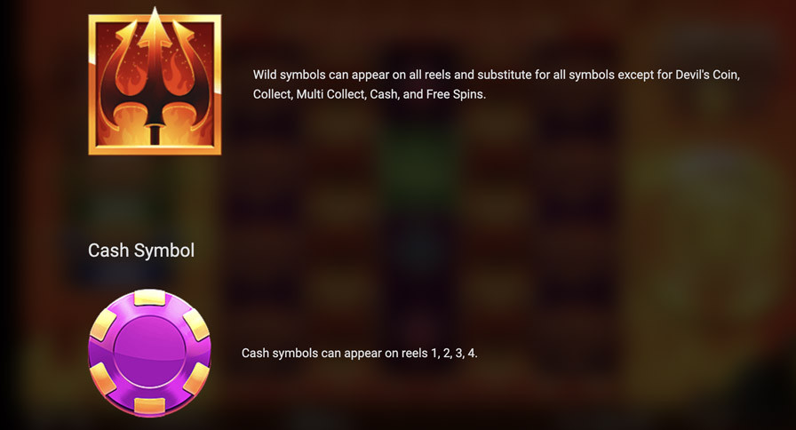 Cash Flip Devils Coin Symbols - -