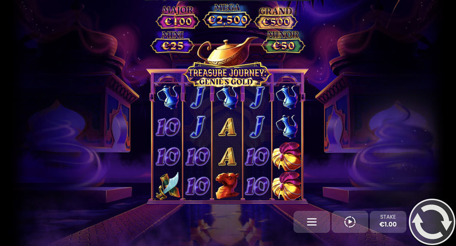 Treasure Journey Genie Gold Slot - -