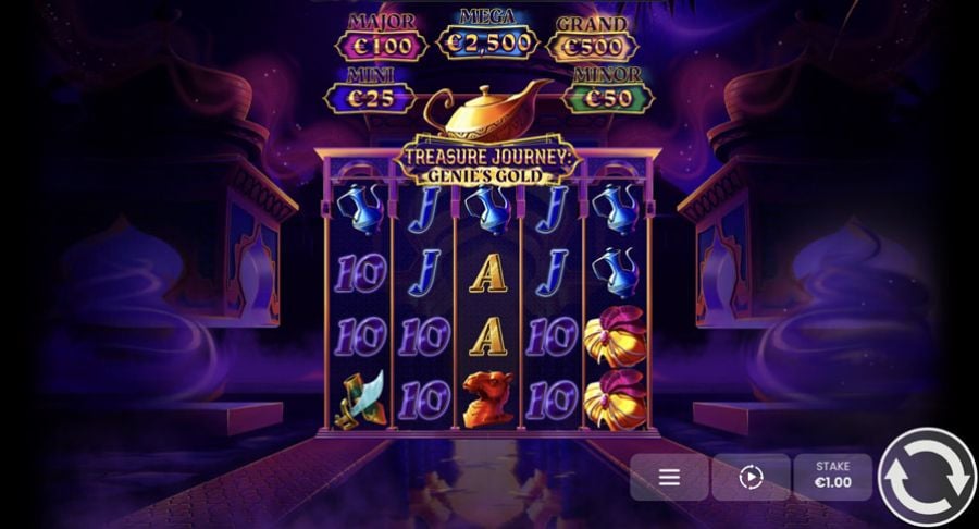 Treasure Journey Genie Gold Slot - -