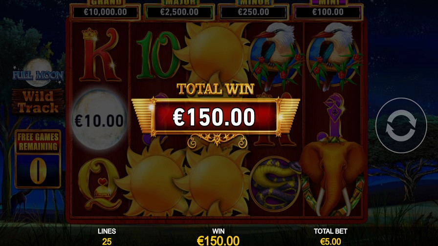 Full Moon Wild Track Bonus High Win - -