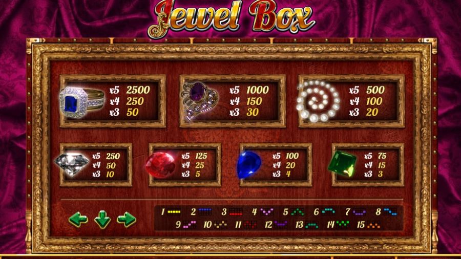 Jewel Box Feature Symbols En - -