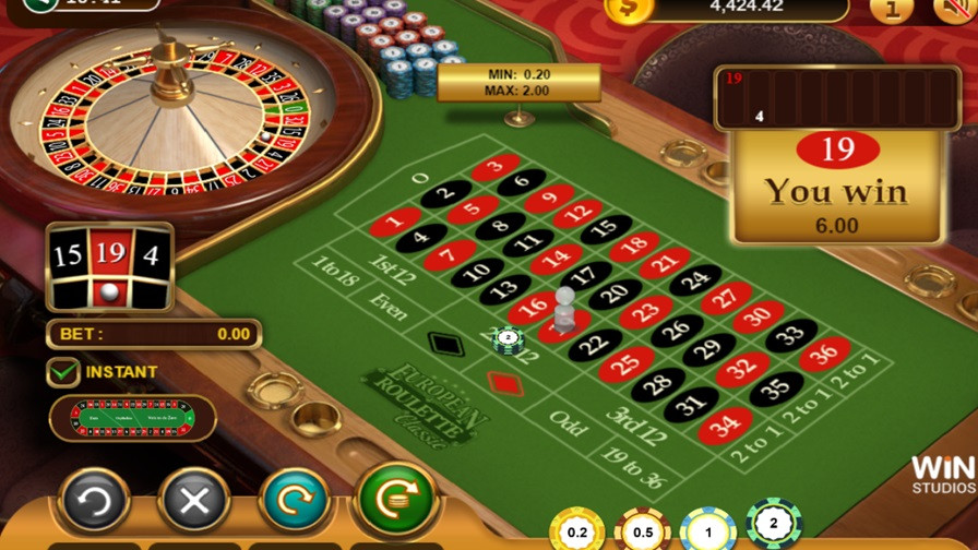 European Roulette Classic Win - -