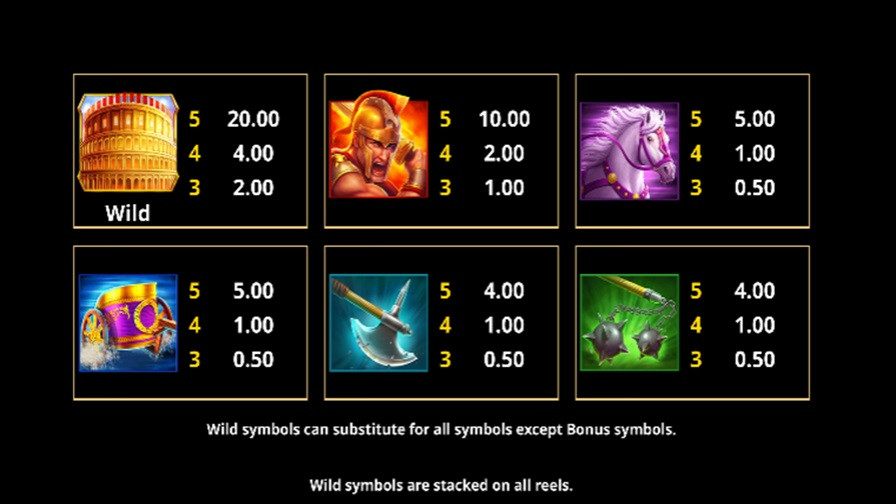 Action Boost Gladiatior Feature Symbols En - -