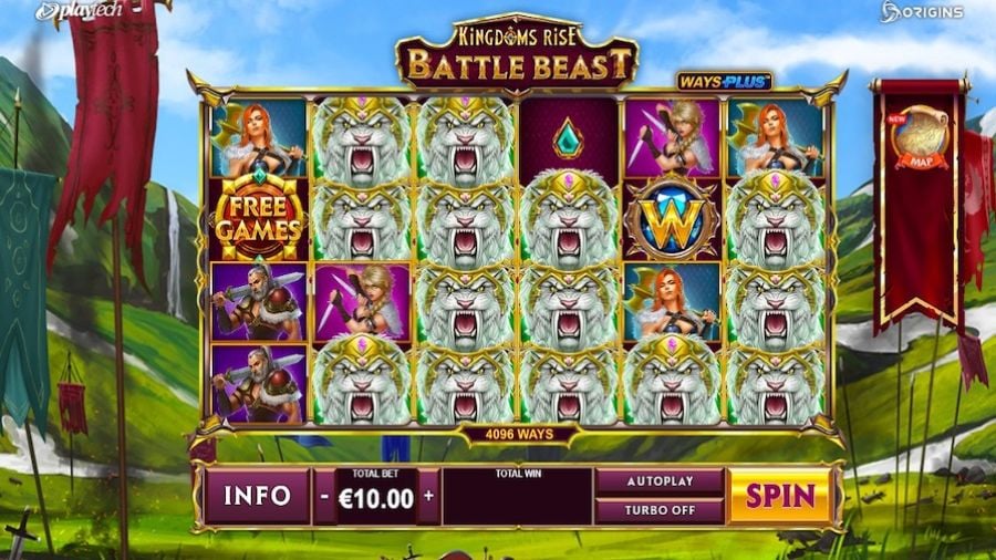 Kingdoms Rise Battle Beast Slot En - -