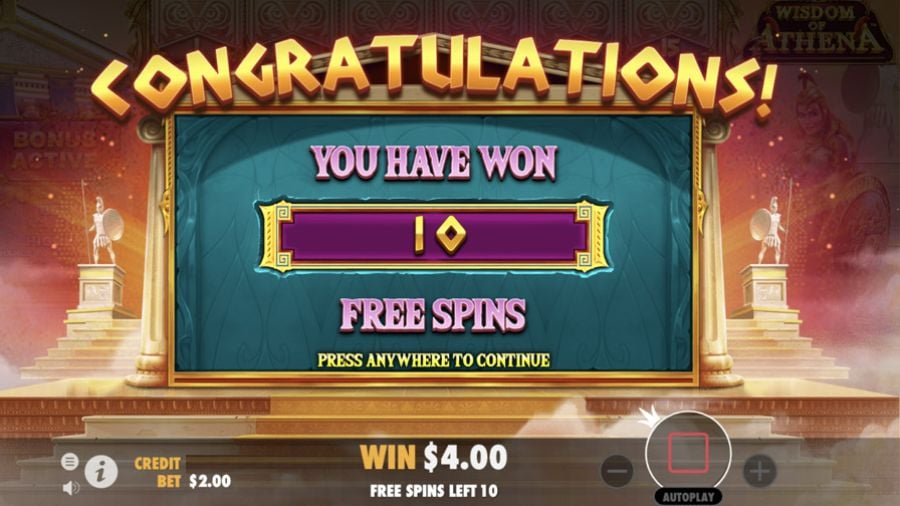 Wisdom Of Athena Bonus - -