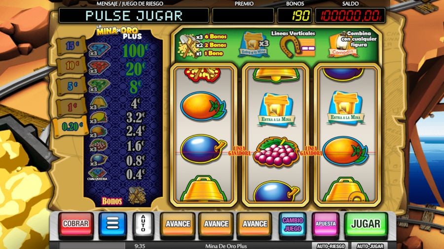 Slot Mina De Oro Plus - -