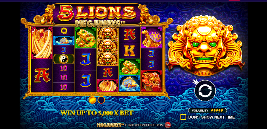 5 Lions Megaways Slot - -