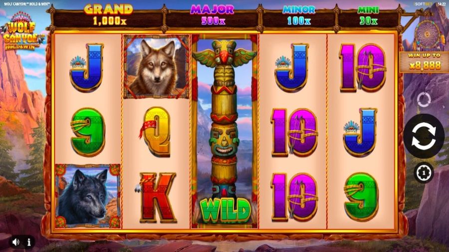 Wolf Canyon Hold And Win Bonus - -