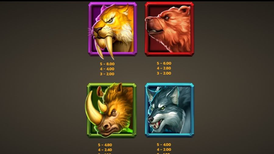 Blazing Mammoth Xl Feature Symbols - -