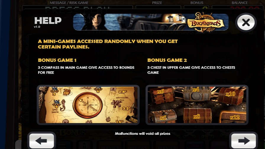 Bucaneros Bonus Minigames Eng - -