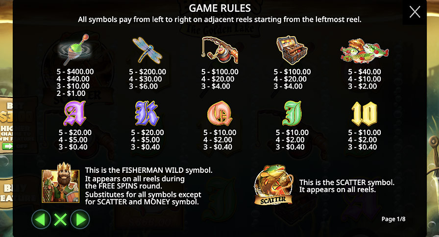 Big Bass Secrets Of Golden Lake Symbols - -