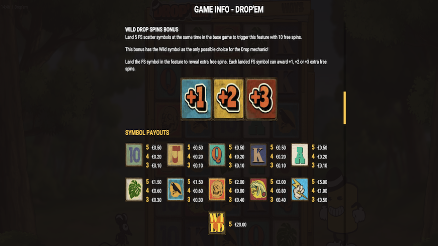 Drop Em Slot Featured Symbols - -