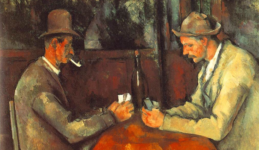 Cuadro 'Jugadores de cartas' - -