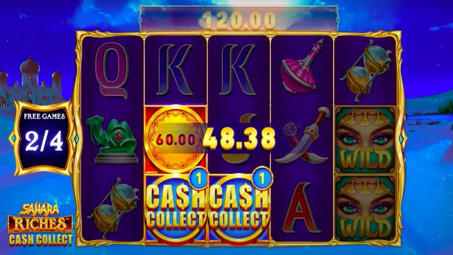 Sahara Riches Cash Collect Bonus - -