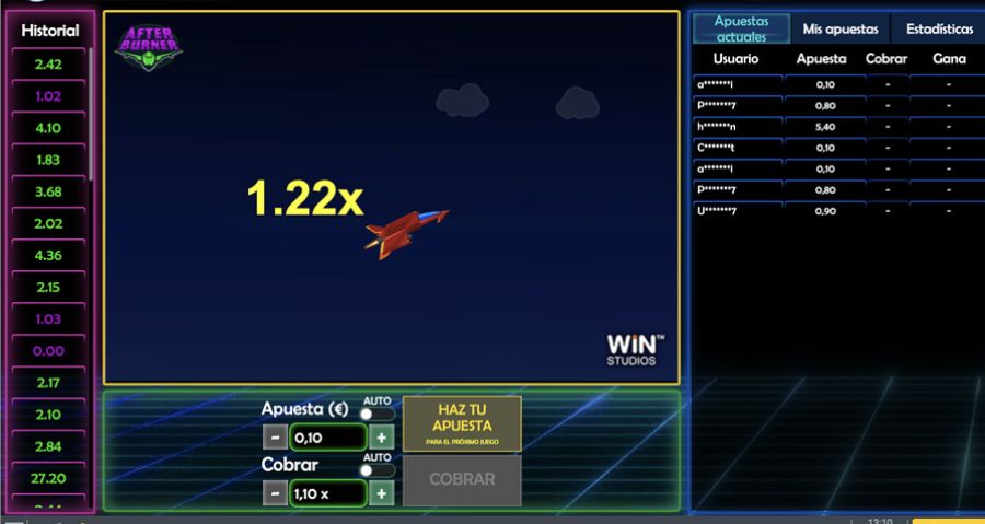 After Burner Slot - -