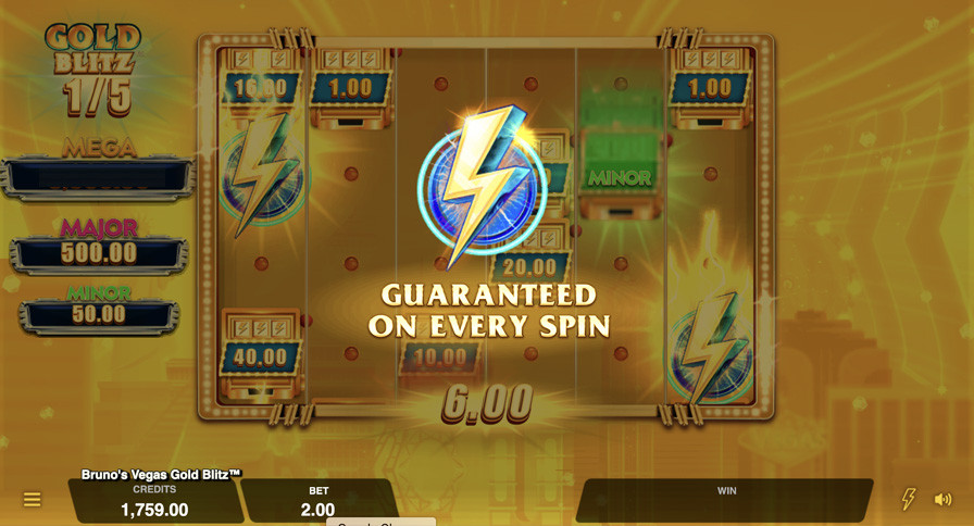 Bruno Vegas Gold Blitz Bonus - -