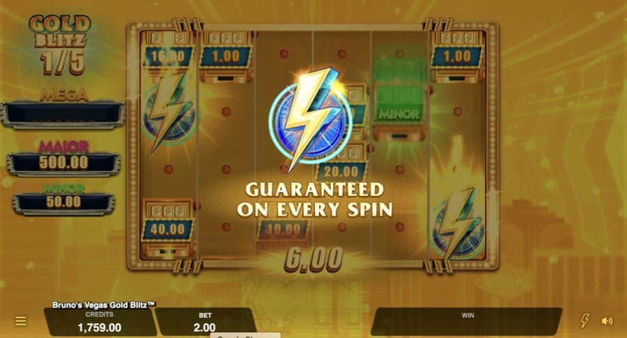 Bruno Vegas Gold Blitz Bonus - -