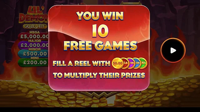 Lil Demon Gold Hit Bonus - -