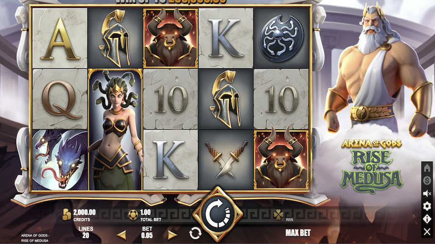 Arena Of Gods Rise Of Medusa En Slot - -