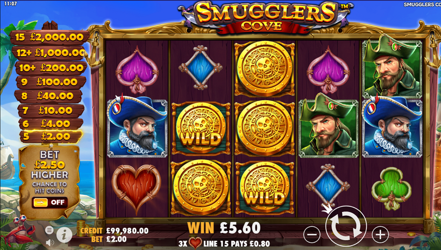 Smugglers Cove Bonus - -