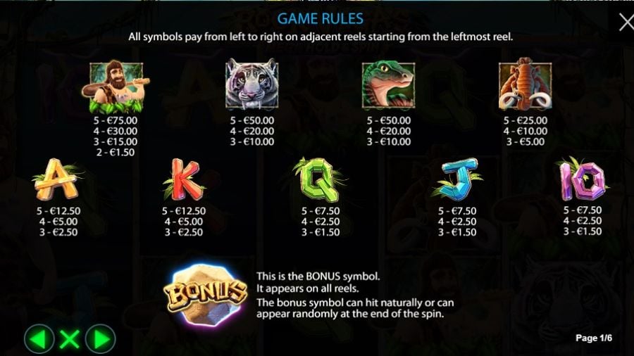 Rock Vegas Mega Hold And Spin Feature Symbols Eng - -