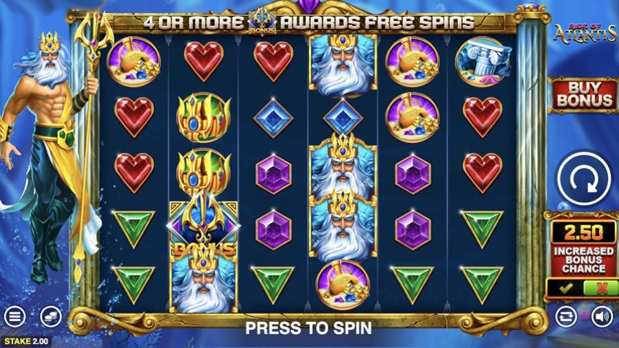 Rise Of Atlantis Slot Eng - -