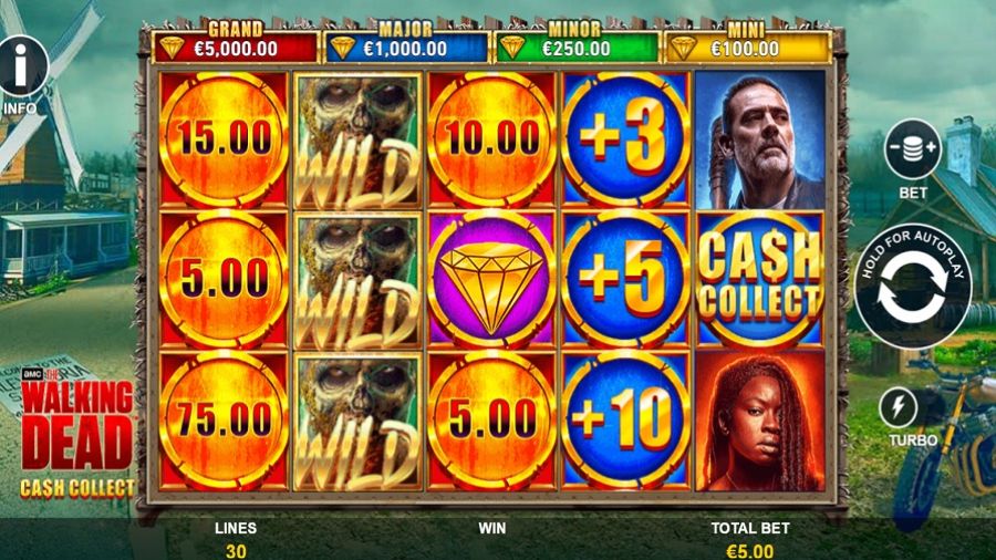 Walking Dead Cash Collect Slot En - -