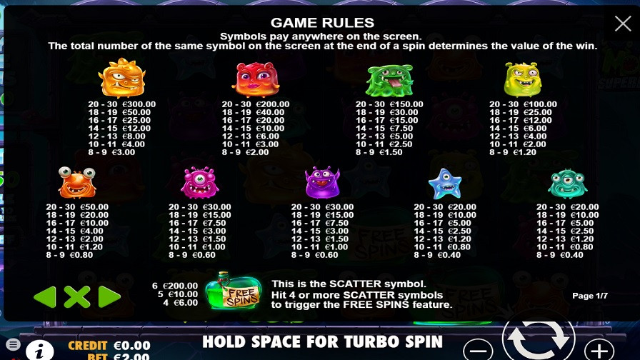 Monster Superlanche Feature Symbols En - -