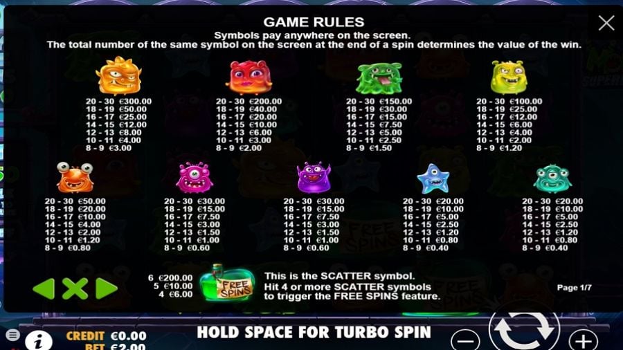 Monster Superlanche Feature Symbols En - -