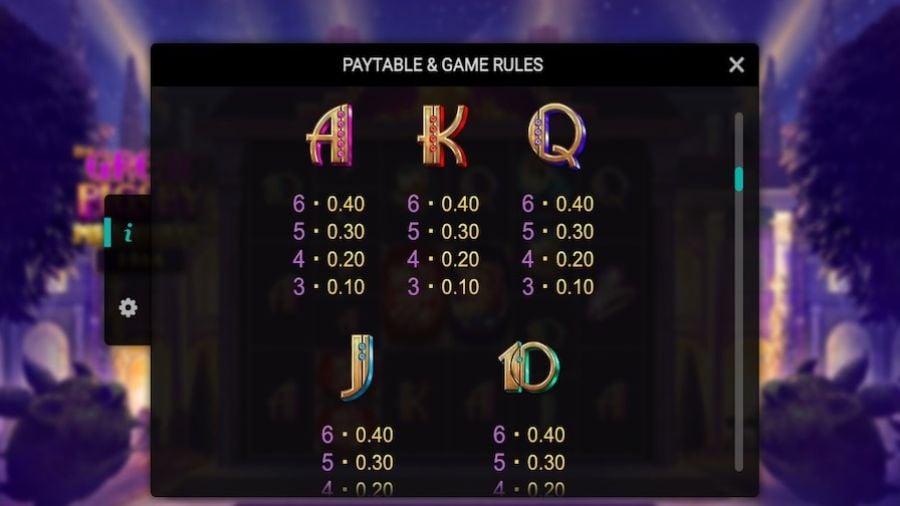 The Great Pigsby Megaways Featured Symbols - -