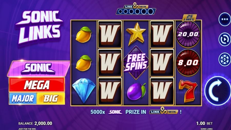 Sonic Links Slot Eng - -