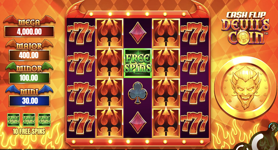 Cash Flip Devils Coin Slot - -