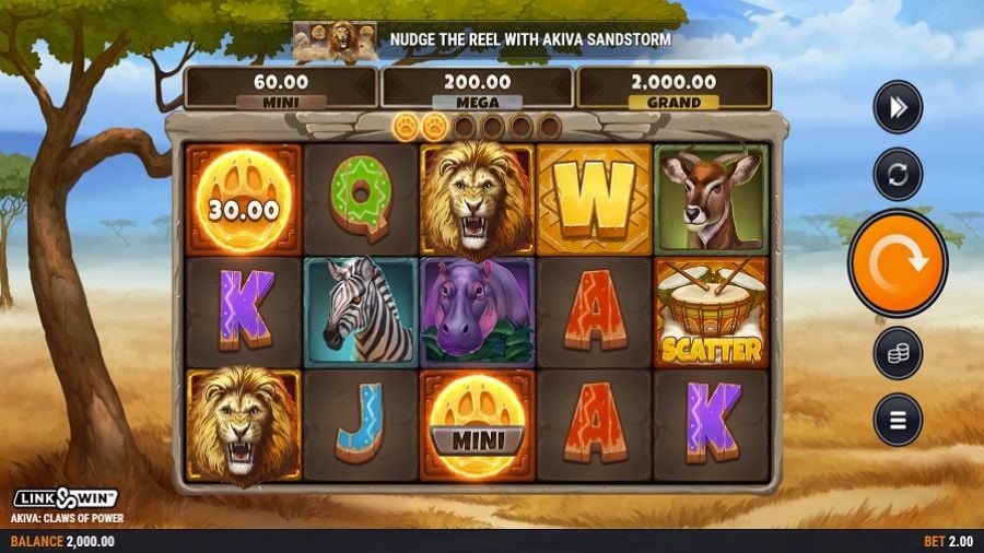 Akiva Claws Of Power Slot Eng - -