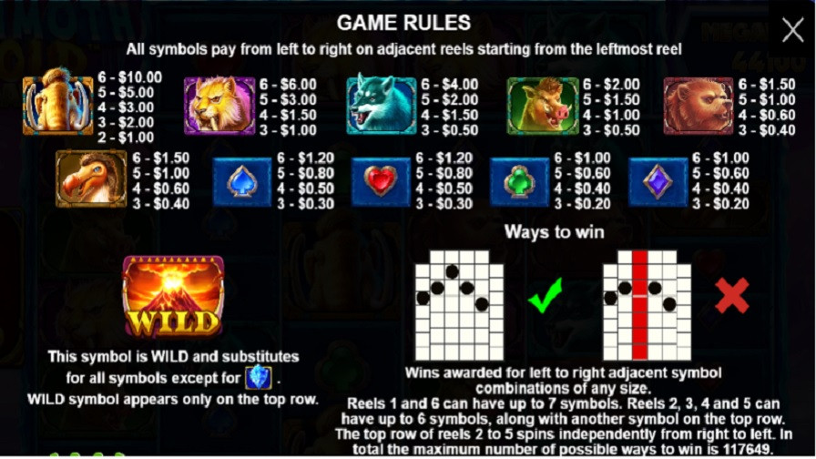 Mammoth Gold Megaways Feature Symbols Eng - -