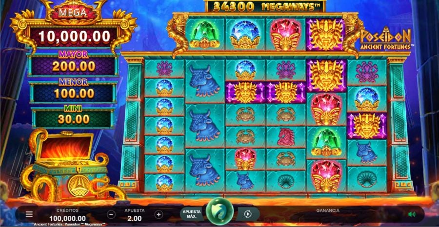 Ancient Fortunes: Poseidon Megaways - -