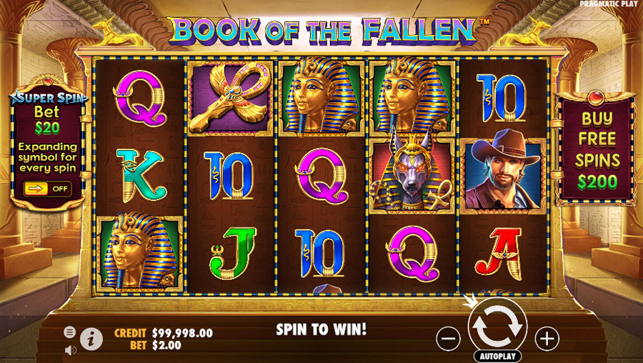 Book of Fallen, una slot sobre el antiguo Egipto - -