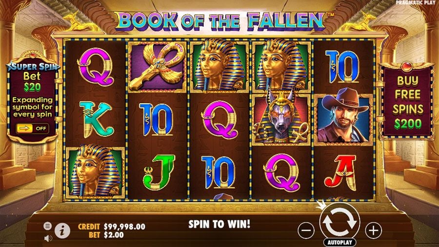 Book of Fallen, una slot sobre el antiguo Egipto - -