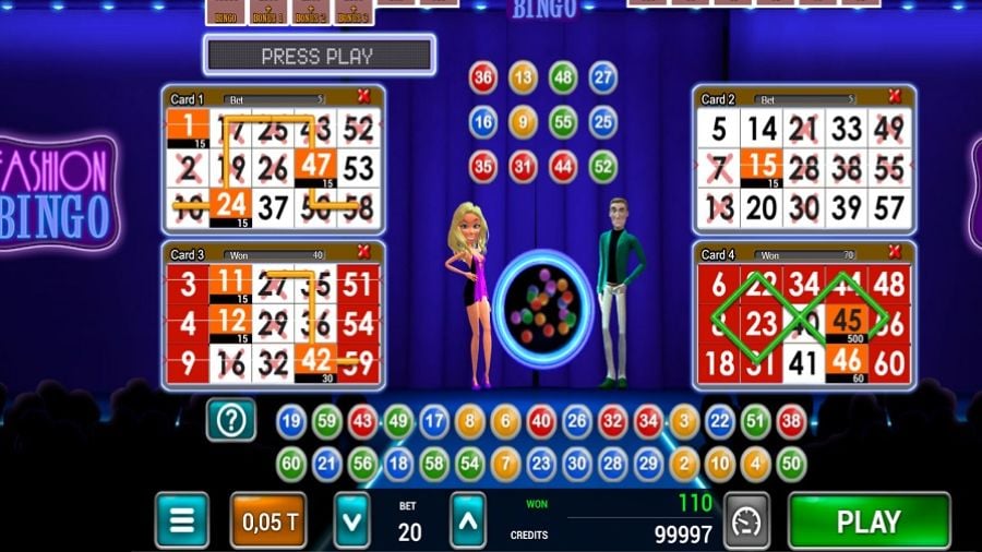 Fashion Bingo Bonus En - -