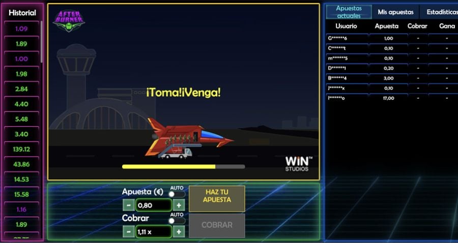 After Burner Slot Eng - -