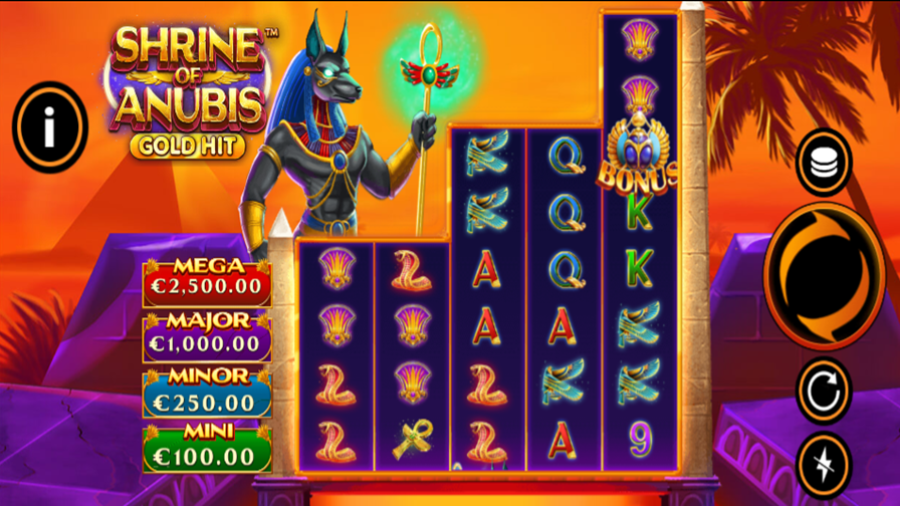 Gold Hit Shrine Of Anubis Slot En - -