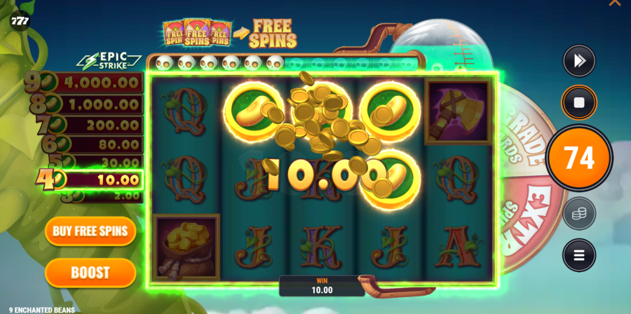 9 Enchanted Beans Bonus - -