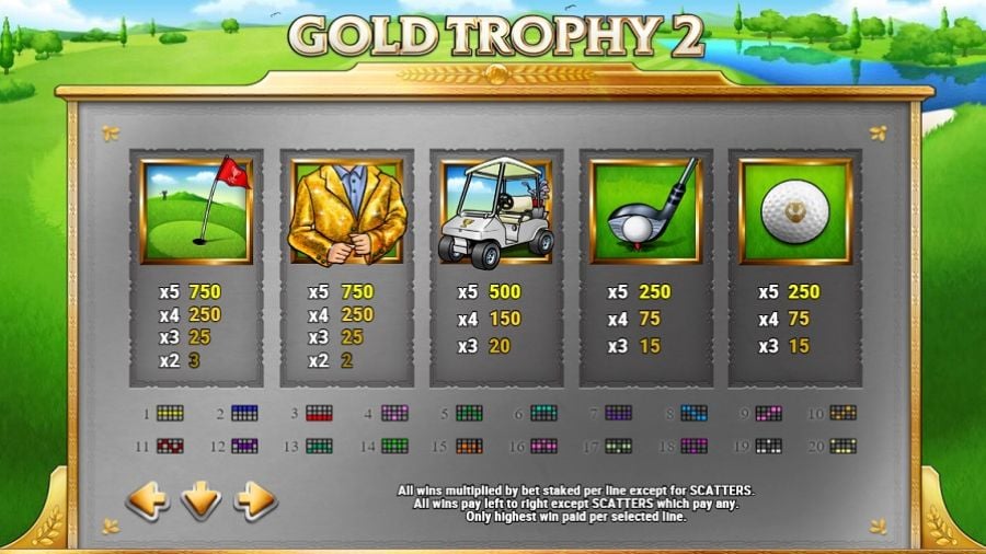 Gold Trophy 2 Feature Symbols En - -