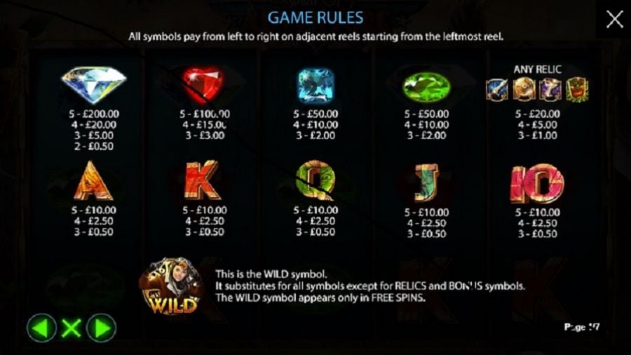 Spirit Of Adventure Feature Symbols Eng - -