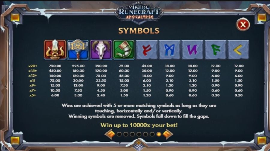 Viking Runecraft Apocalypse Feature Symbols - -