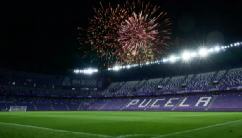 Una vista general dentro del Estadio Municipal José Zorrilla